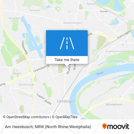 Am Heesbusch map