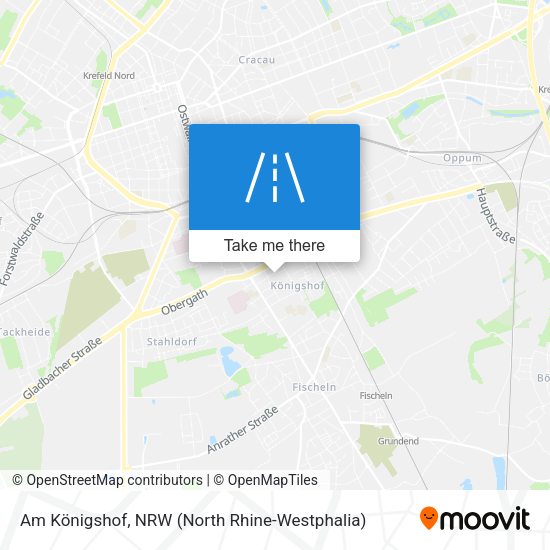 Am Königshof map