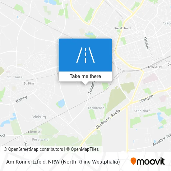 Am Konnertzfeld map