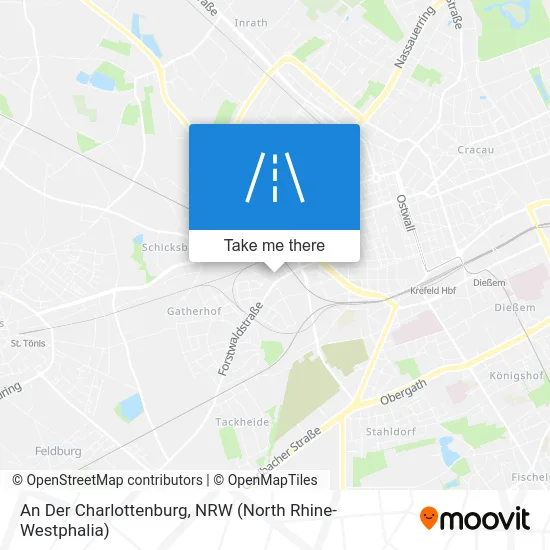 An Der Charlottenburg map