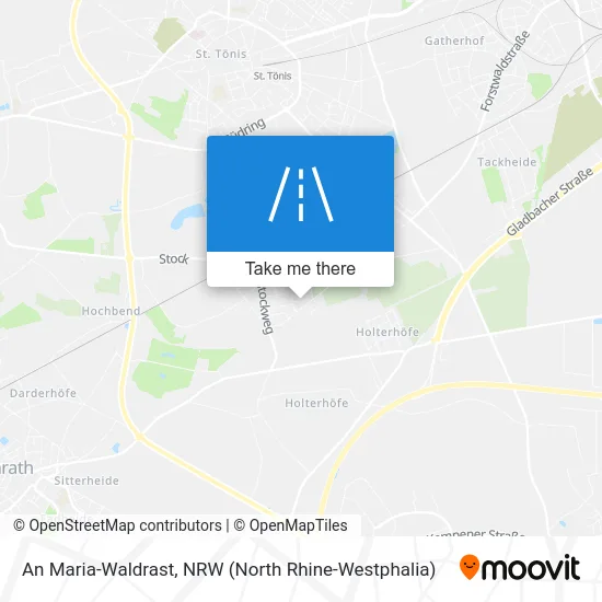 Карта An Maria-Waldrast