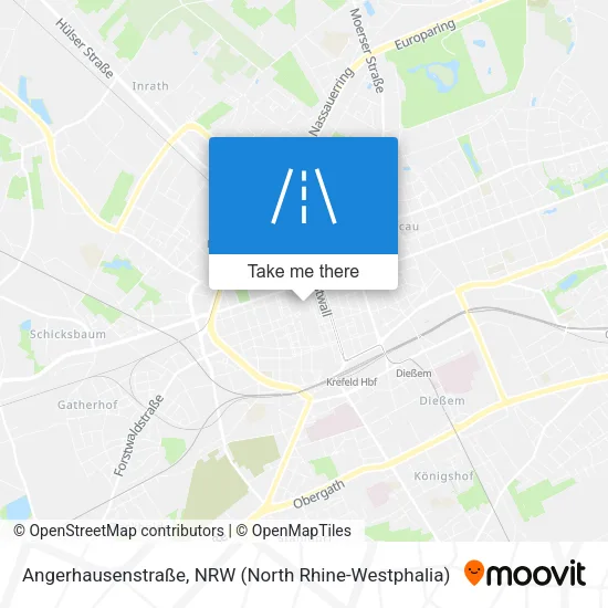 Карта Angerhausenstraße