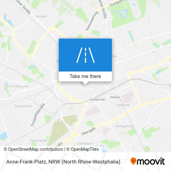 Карта Anne-Frank-Platz