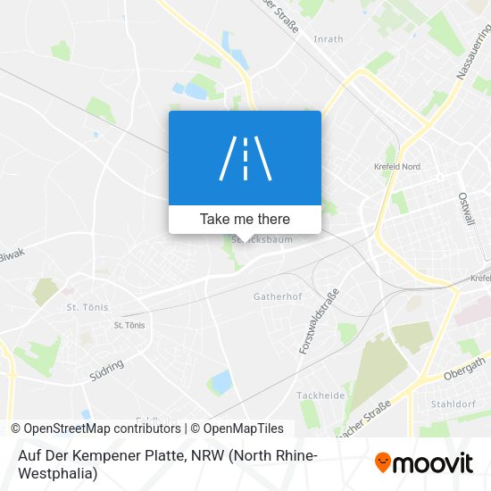 Auf Der Kempener Platte map