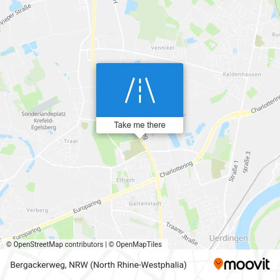 Карта Bergackerweg