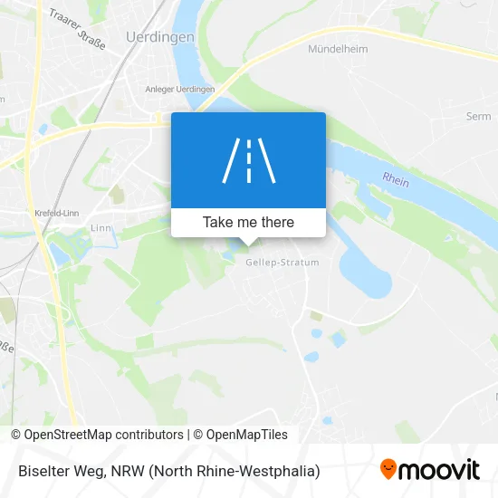 Карта Biselter Weg
