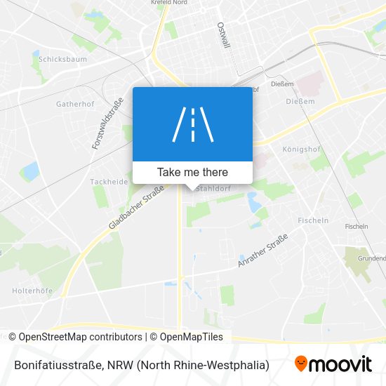 Bonifatiusstraße map