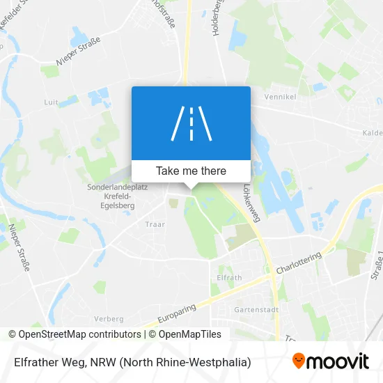Карта Elfrather Weg