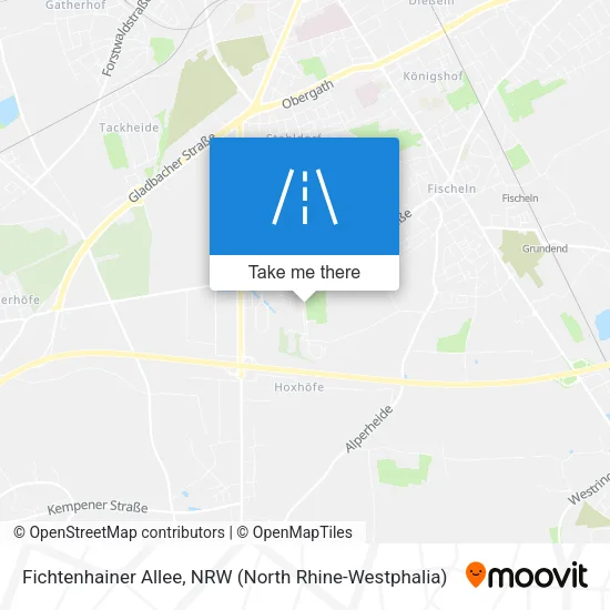 Карта Fichtenhainer Allee