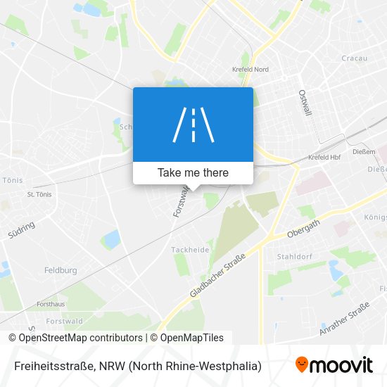 Freiheitsstraße map