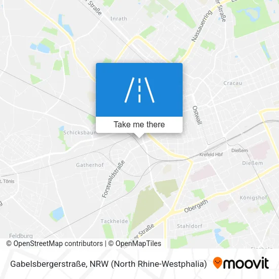 Карта Gabelsbergerstraße