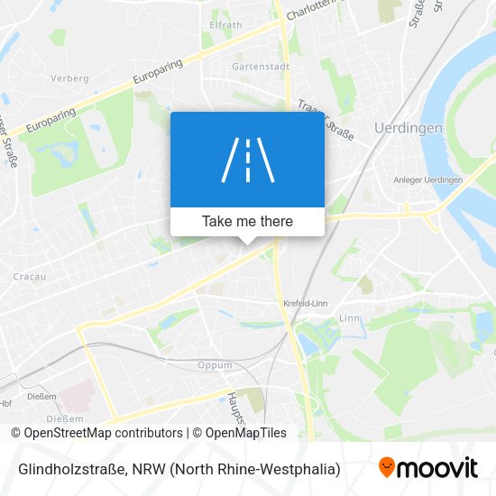 Glindholzstraße map