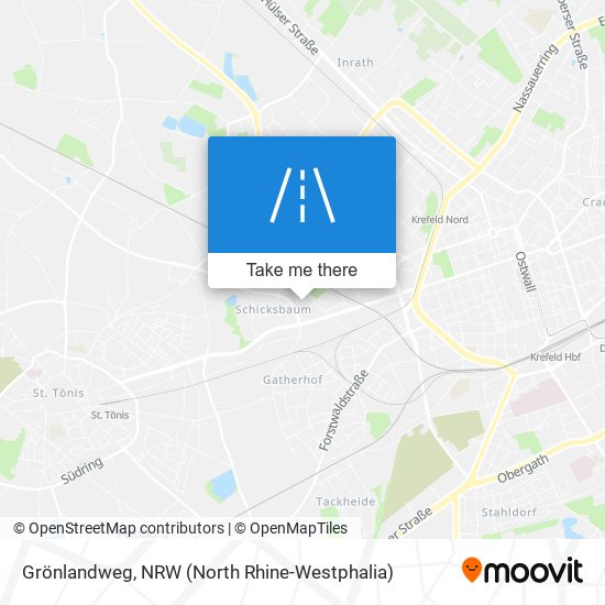 Grönlandweg map