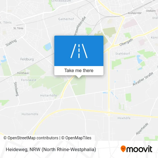Карта Heideweg