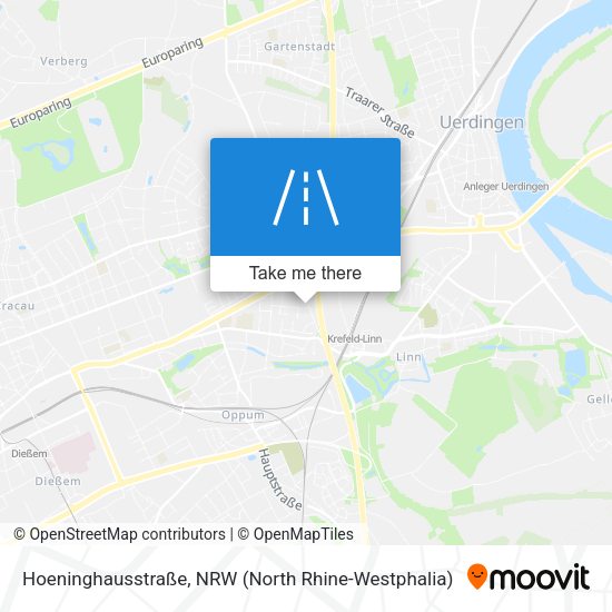 Hoeninghausstraße map
