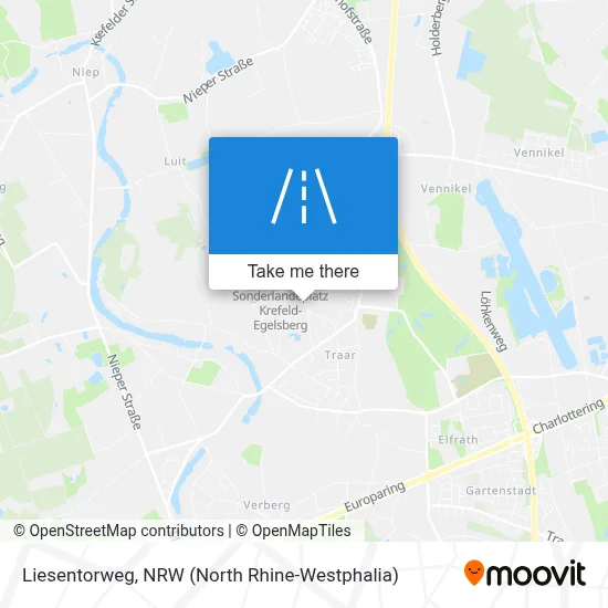 Liesentorweg map