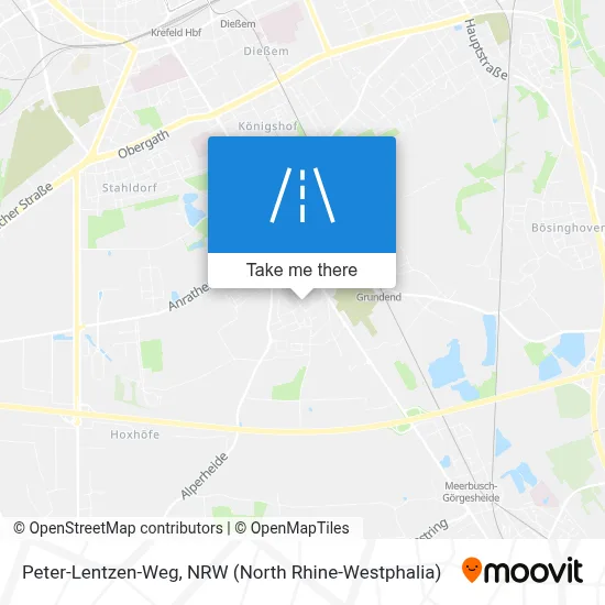 Peter-Lentzen-Weg map