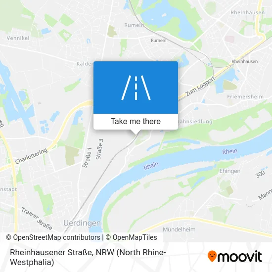 Rheinhausener Straße map