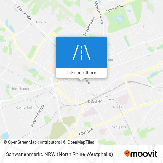 Карта Schwanenmarkt