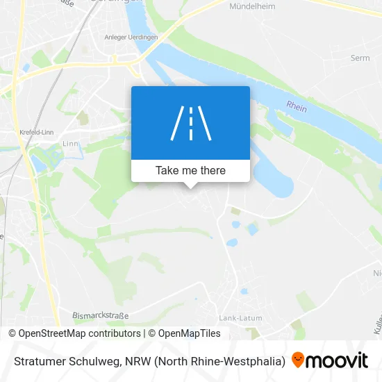 Stratumer Schulweg map