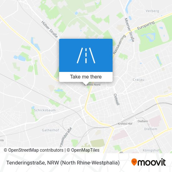 Tenderingstraße map