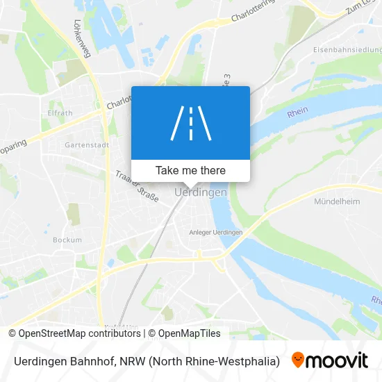 Uerdingen Bahnhof map