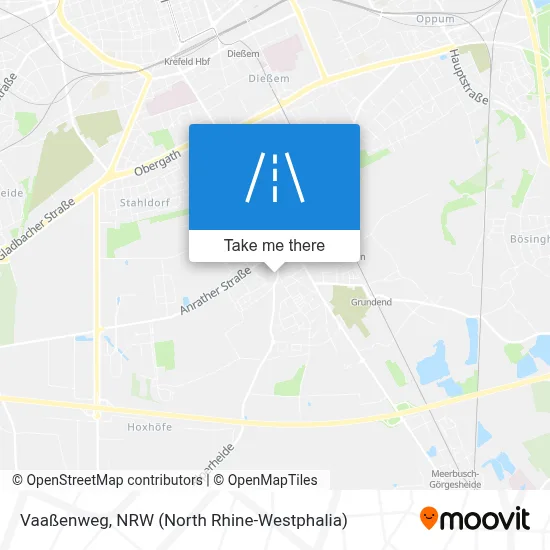 Vaaßenweg map