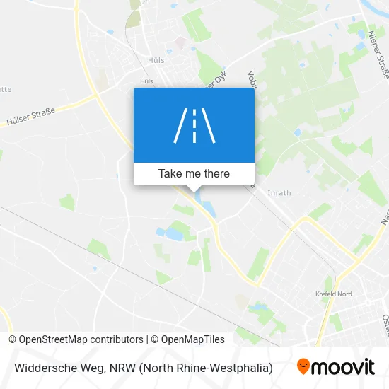 Карта Widdersche Weg