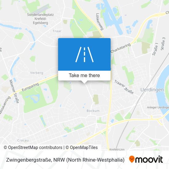 Карта Zwingenbergstraße