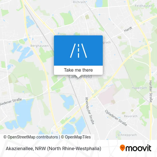 Карта Akazienallee
