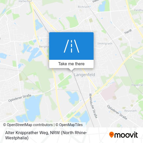 Alter Knipprather Weg map