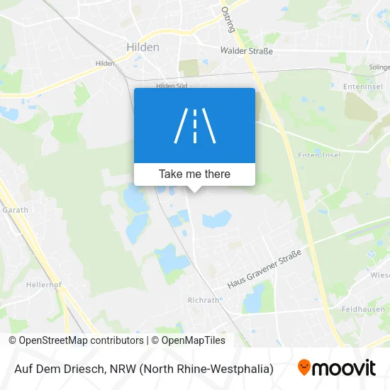 Карта Auf Dem Driesch