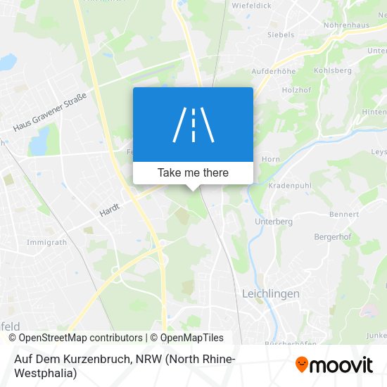 Auf Dem Kurzenbruch map