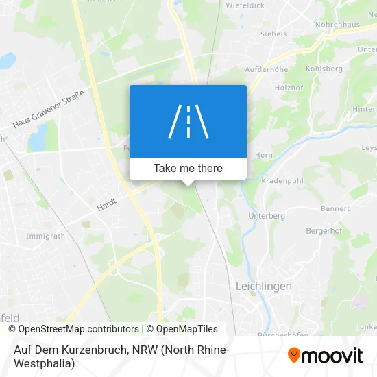 Карта Auf Dem Kurzenbruch