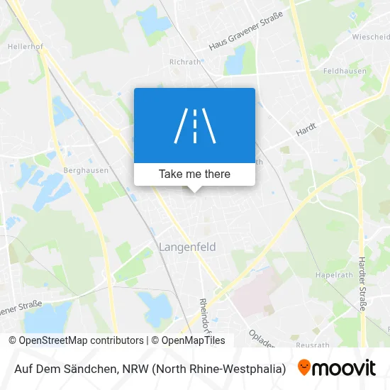 Auf Dem Sändchen map