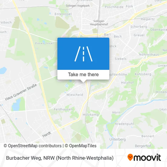 Burbacher Weg map