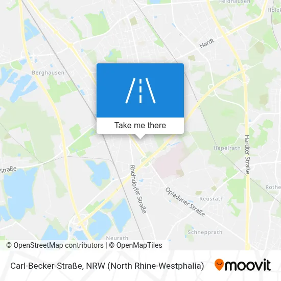 Carl-Becker-Straße map