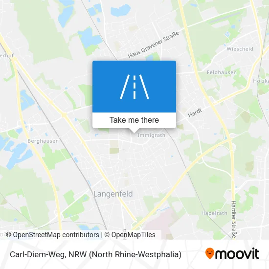 Carl-Diem-Weg map