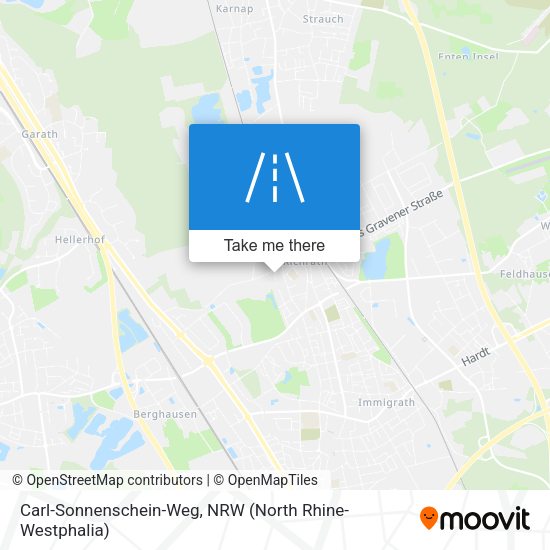 Carl-Sonnenschein-Weg map