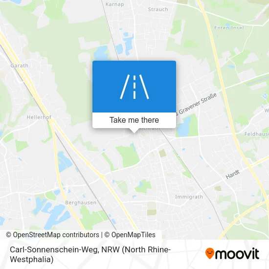 Carl-Sonnenschein-Weg map