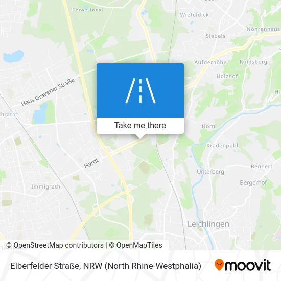 Карта Elberfelder Straße