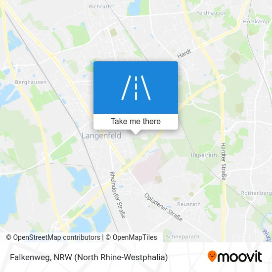 Карта Falkenweg