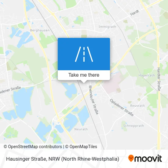 Карта Hausinger Straße