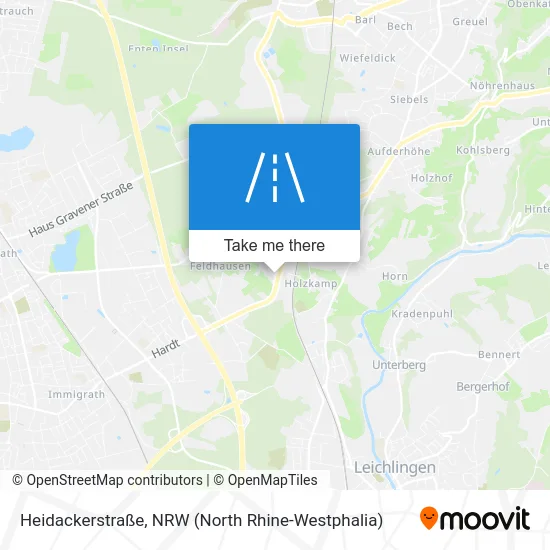 Карта Heidackerstraße