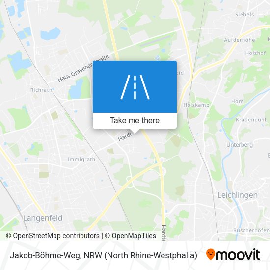 Jakob-Böhme-Weg map