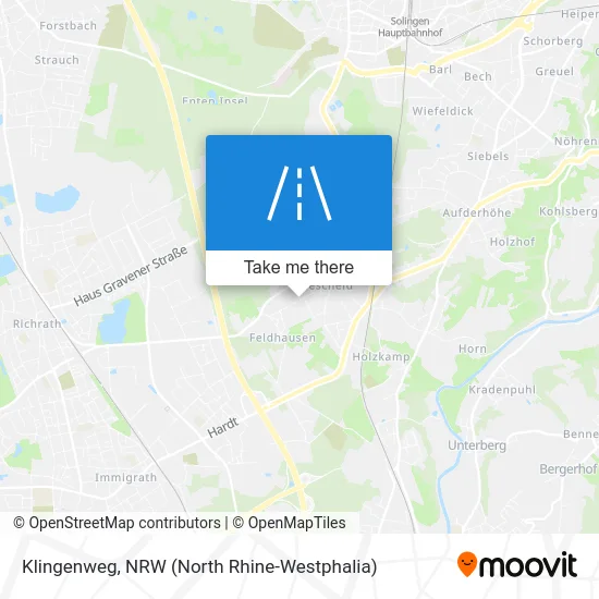 Карта Klingenweg