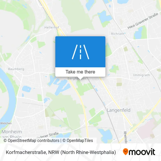 Карта Korfmacherstraße