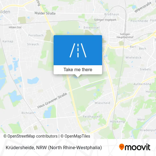 Карта Krüdersheide