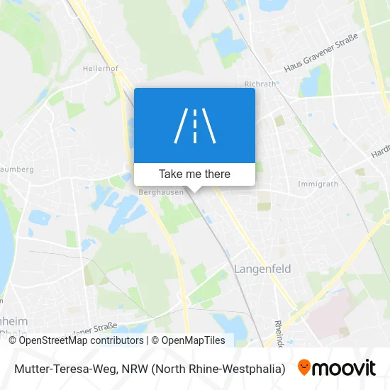 Карта Mutter-Teresa-Weg