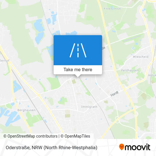 Карта Oderstraße